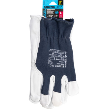Strend Pro Marzio Winter gloves, winter, protective, insulated, textile/leather, size 10/XL