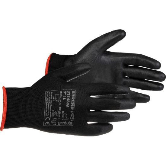 Gloves ST BROTULA Black 09/L garden, NEW EDITION