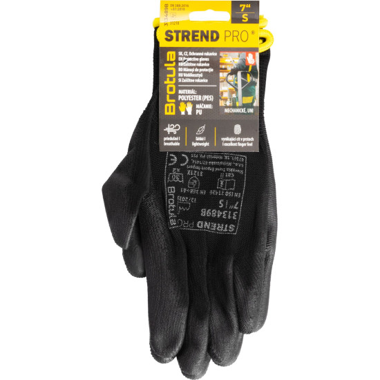Gloves ST BROTULA Black 07/S garden, NEW EDITION, with blister Gloves ST BROTULA Black 07/S garden, NEW EDITION, with blister