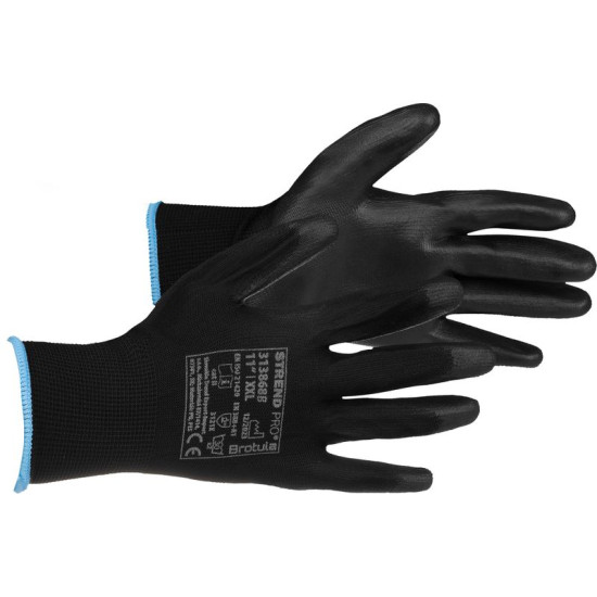 Gloves ST BROTULA Black 11/ XXL, garden, NEW EDITION, with blister