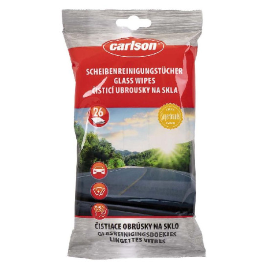 Carlsoni autosalvrätikud, klaas, 26 tk
