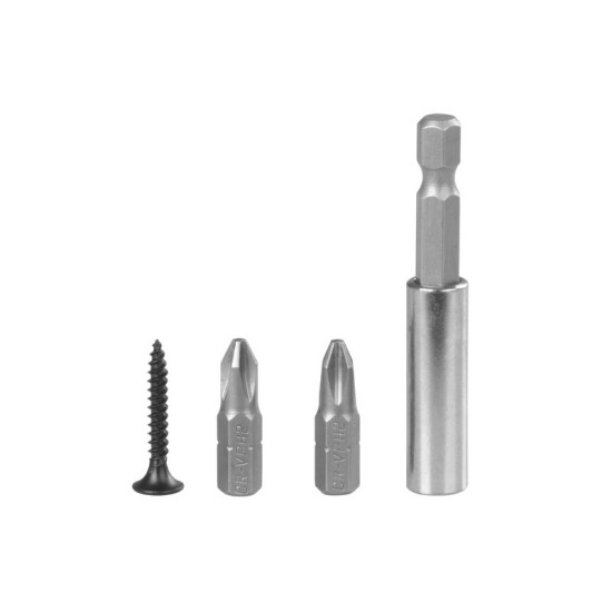 Strend Pro kruvide komplekt, kipsplaadile, 3,5x25 mm, 2x otsiku ja magnethoidikuga, 1000 tk. Strend Pro kruvide komplekt, kipsplaadile, 3,5x25 mm, 2x otsiku ja magnethoidikuga, 1000 tk.