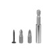 Strend Pro kruvide komplekt, kipsplaadile, 3,5x25 mm, 2x otsiku ja magnethoidikuga, 1000 tk. Strend Pro kruvide komplekt, kipsplaadile, 3,5x25 mm, 2x otsiku ja magnethoidikuga, 1000 tk.