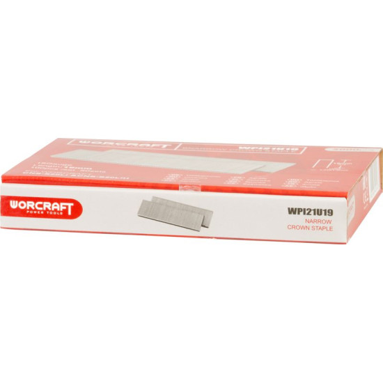 Worcraft klammerdaja klambrid CNS-S20Li / CNS-S20LiH, 19 mm, klambrid tüüp U, pakend. 5000 tk