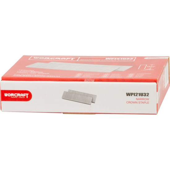 Worcraft CNS-S20LiH klambriklambrid, 32 mm, klambrid tüüp U, pakis. 5000 tk