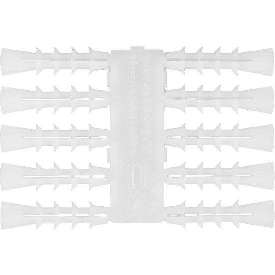 Tüübel TP 6 mm LDPE, klassikaline, plaadi kohta 10 tk
