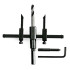 Holesaw adjustable 30-120mm for wood and PVC materials