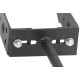 Adjustable pole base ASU2, 0-150 mm, for pillar, decorative
