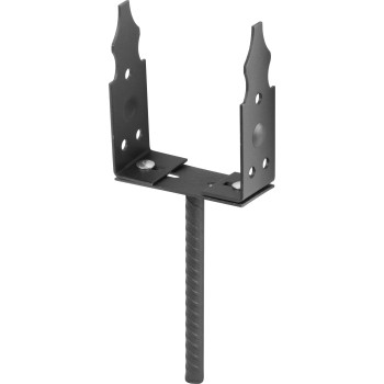 Adjustable pole base ASU2, 0-150 mm, for pillar, decorative