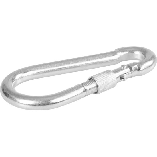 Strend Pro carabiner, with nut, 12 mm, pack. 10 pcs Strend Pro carabiner, with nut, 12 mm, pack. 10 pcs