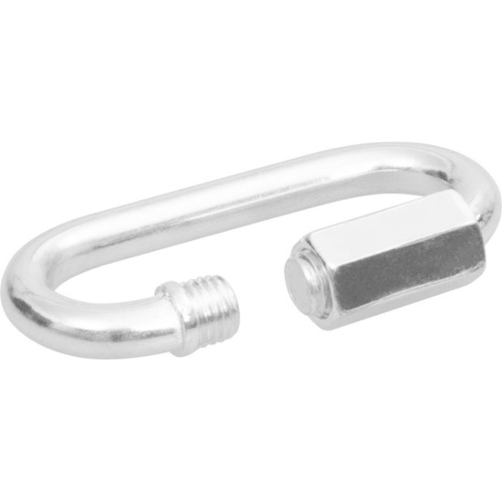 Strend Pro carabiner, with nut, 6 mm, pack. 10 pcs