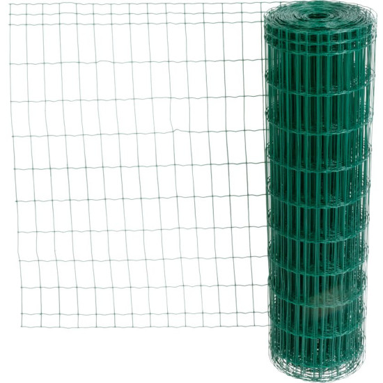 Võrk EUROPLAST 2, 1000/100x50/2,20 mm, roheline, RAL 6005,, Zn+PVC, piirdeaed, pak. 25 m Võrk EUROPLAST 2, 1000/100x50/2,20 mm, roheline, RAL 6005,, Zn+PVC, piirdeaed, pak. 25 m