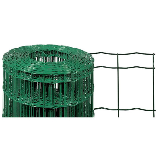 Võrk EUROPLAST 2, 1250/100x50/2,20 mm, roheline, RAL 6005, Zn+PVC, piirdeaed, pak. 25 m Võrk EUROPLAST 2, 1250/100x50/2,20 mm, roheline, RAL 6005, Zn+PVC, piirdeaed, pak. 25 m