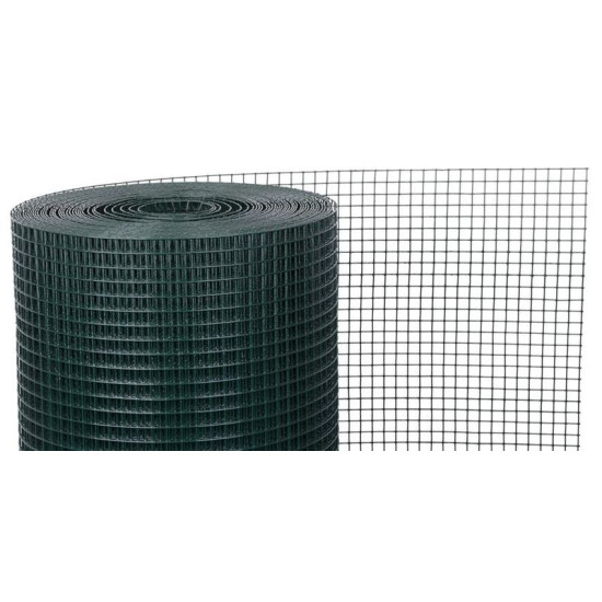 Welded wire net SQUARE PVC coated 16/1,2 mm, 1000 mm, L-25 m Welded wire net SQUARE PVC coated 16/1,2 mm, 1000 mm, L-25 m