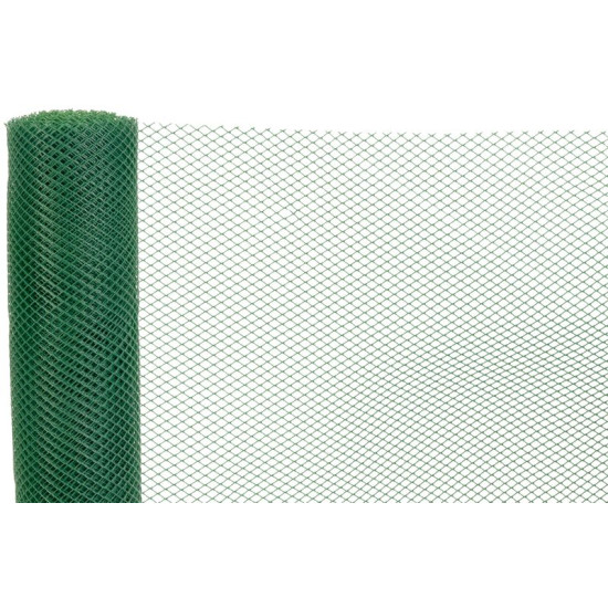 Mesh ECONOMY 3, 1000/10x10 mm, hexagonal pattern, 300g/m2, green, all-plastic, pack of 10 m