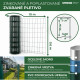 Mesh EUROPLAST 1, 600/100x50/2,20 mm, green, RAL 6005, Zn+PVC, enclosure, bal. 10 m