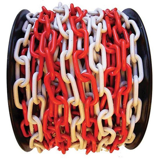 Kett SLC 6 mm, L-25 m, plastik, punane-valge, hoiatus Kett SLC 6 mm, L-25 m, plastik, punane-valge, hoiatus