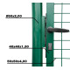 Ворота METALTEC ECO 1000x1500 мм, садовые, зеленые, Zn+PVC Ворота METALTEC ECO 1000x1500 мм, садовые, зеленые, Zn+PVC