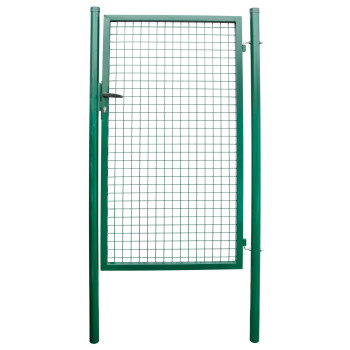 Ворота METALTEC ECO 1000x1500 мм, садовые, зеленые, Zn+PVC