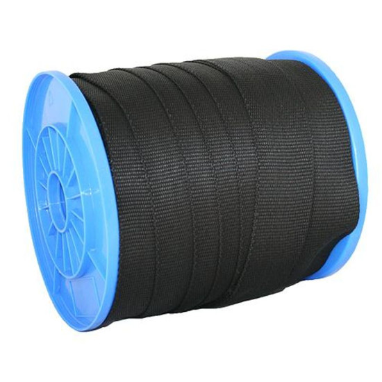 Kinnituslint Strend Pro WR50, 25 mm, must, rull 70 m, PP, max. 190 kg