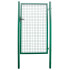 Ворота METALTEC ECO 1000x1600 мм, садовые, зеленые, ZN+PVC