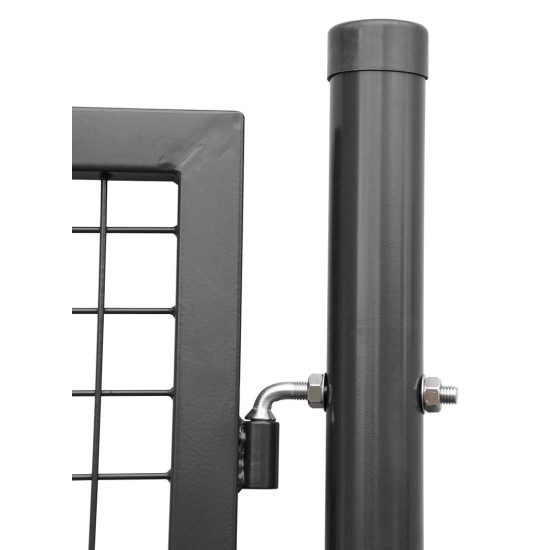 Värav METALTEC ECO 1000x1500 mm, aed, antratsiit, ZN+PVC