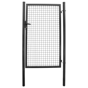 Ворота METALTEC ECO 1000х1500 мм, садовые, антрацит, ZN+PVC