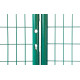 Ворота METALTEC DUO 3580/1950/100х50 мм, двустворчатые, садовые, зеленые, ZN+PVC, RAL6005 Ворота METALTEC DUO 3580/1950/100х50 мм, двустворчатые, садовые, зеленые, ZN+PVC, RAL6005