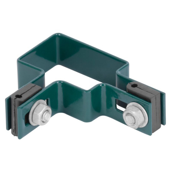 Klamber Strend Pro EUROSTANDARD, 38 mm, pidev, roheline, Zn+PVC, RAL6005, ümarposti jaoks Klamber Strend Pro EUROSTANDARD, 38 mm, pidev, roheline, Zn+PVC, RAL6005, ümarposti jaoks