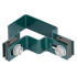 Klamber Strend Pro EUROSTANDARD, 38 mm, pidev, roheline, Zn+PVC, RAL6005, ümarposti jaoks