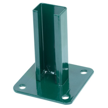 Tugialusklamber Strend Pro EUROSTANDARD, 60x40 mm, roheline, RAL6005, postidele paigaldamiseks Tugialusklamber Strend Pro EUROSTANDARD, 60x40 mm, roheline, RAL6005, postidele paigaldamiseks