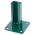 Tugialusklamber Strend Pro EUROSTANDARD, 60x40 mm, roheline, RAL6005, postidele paigaldamiseks