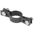 Klamber Strend Pro EUROSTANDARD, 48 mm, tahke, antratsiit, Zn+PVC, RAL7016, ümarposti jaoks