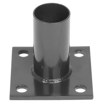 Tugialusklamber Strend Pro METALTEC, 48 mm, ümarposti jaoks, antratsiit, ankurdamiseks, RAL7016 Tugialusklamber Strend Pro METALTEC, 48 mm, ümarposti jaoks, antratsiit, ankurdamiseks, RAL7016