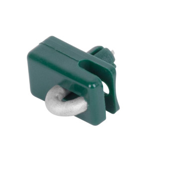 Clip Strend Pro METALTEC 2, for tension wire, with clove, green