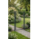 Ворота METALTEC ECO 1000/1000/50х50 мм, садовые, антрацит, ZN+PVC, RAL7016 Ворота METALTEC ECO 1000/1000/50х50 мм, садовые, антрацит, ZN+PVC, RAL7016