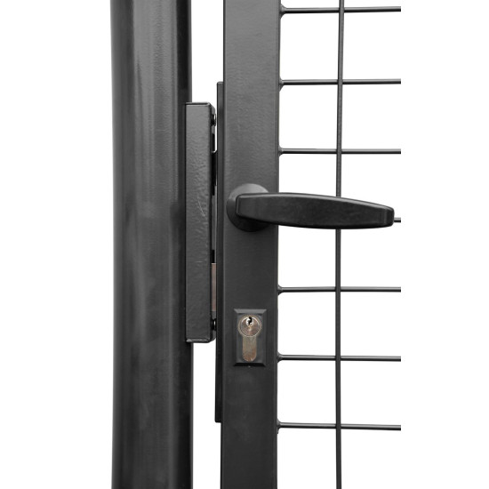 Ворота METALTEC ECO 1000/1000/50х50 мм, садовые, антрацит, ZN+PVC, RAL7016 Ворота METALTEC ECO 1000/1000/50х50 мм, садовые, антрацит, ZN+PVC, RAL7016