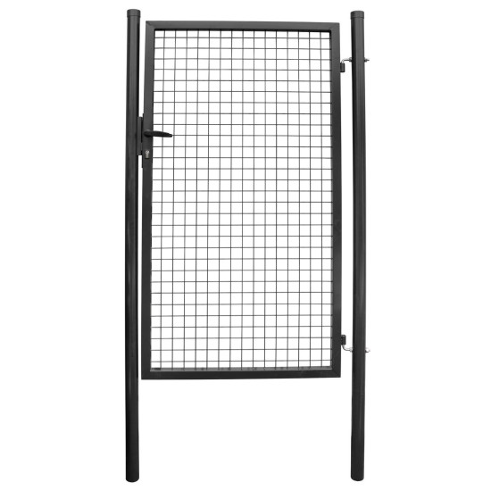 Ворота METALTEC ECO 1000/1000/50х50 мм, садовые, антрацит, ZN+PVC, RAL7016 Ворота METALTEC ECO 1000/1000/50х50 мм, садовые, антрацит, ZN+PVC, RAL7016