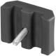 Bracket Strend Pro EUROSTANDARD, 60x60 mm, anthracite, for fence panel, including screw, shape M, pa
