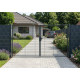Värav Strend Pro METALTEC DUO, 3580/1450/100x50 mm, antratsiit, kaheleheline, aeda, ZN+PVC, RA Värav Strend Pro METALTEC DUO, 3580/1450/100x50 mm, antratsiit, kaheleheline, aeda, ZN+PVC, RA