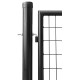 Ворота Strend Pro METALTEC DUO, 3580/1950/100х50 мм, антрацит, двустворчатые, для сада, ZN+PVC, РА Ворота Strend Pro METALTEC DUO, 3580/1950/100х50 мм, антрацит, двустворчатые, для сада, ZN+PVC, РА