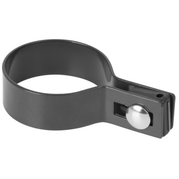 Klamber Strend Pro EUROSTANDARD, 60 mm, ots, antratsiit, Zn+PVC, RAL7016, ümarposti jaoks