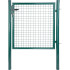 Ворота METALTEC ECO 2, 1000/1200/50x50 мм, круглые, зеленые, одностворчатые, ZN+PVC, RAL6005