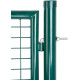 Ворота METALTEC ECO 2, 1000/1800/50x50 мм, круглые, зеленые, одностворчатые, ZN+PVC, RAL6005 Ворота METALTEC ECO 2, 1000/1800/50x50 мм, круглые, зеленые, одностворчатые, ZN+PVC, RAL6005