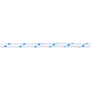 Веревка Strend Pro Premium, Крузберк, шнур стартовый, 4 мм, белый/синий, в упаковке 100 м