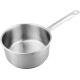 MagicHome Chloe pott, 14 cm, 1 lit. klaasist kaanega, roostevaba teras MagicHome Chloe pott, 14 cm, 1 lit. klaasist kaanega, roostevaba teras