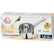 MagicHome Chloe pott, 14 cm, 1 lit. klaasist kaanega, roostevaba teras MagicHome Chloe pott, 14 cm, 1 lit. klaasist kaanega, roostevaba teras