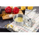MagicHome Chloe pott, 14 cm, 1 lit. klaasist kaanega, roostevaba teras MagicHome Chloe pott, 14 cm, 1 lit. klaasist kaanega, roostevaba teras
