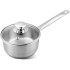 MagicHome Chloe pott, 14 cm, 1 lit. klaasist kaanega, roostevaba teras