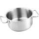 Casserole MagicHome Chloe, pot, 20 cm, 3 liters, with glass lid, stainless steel